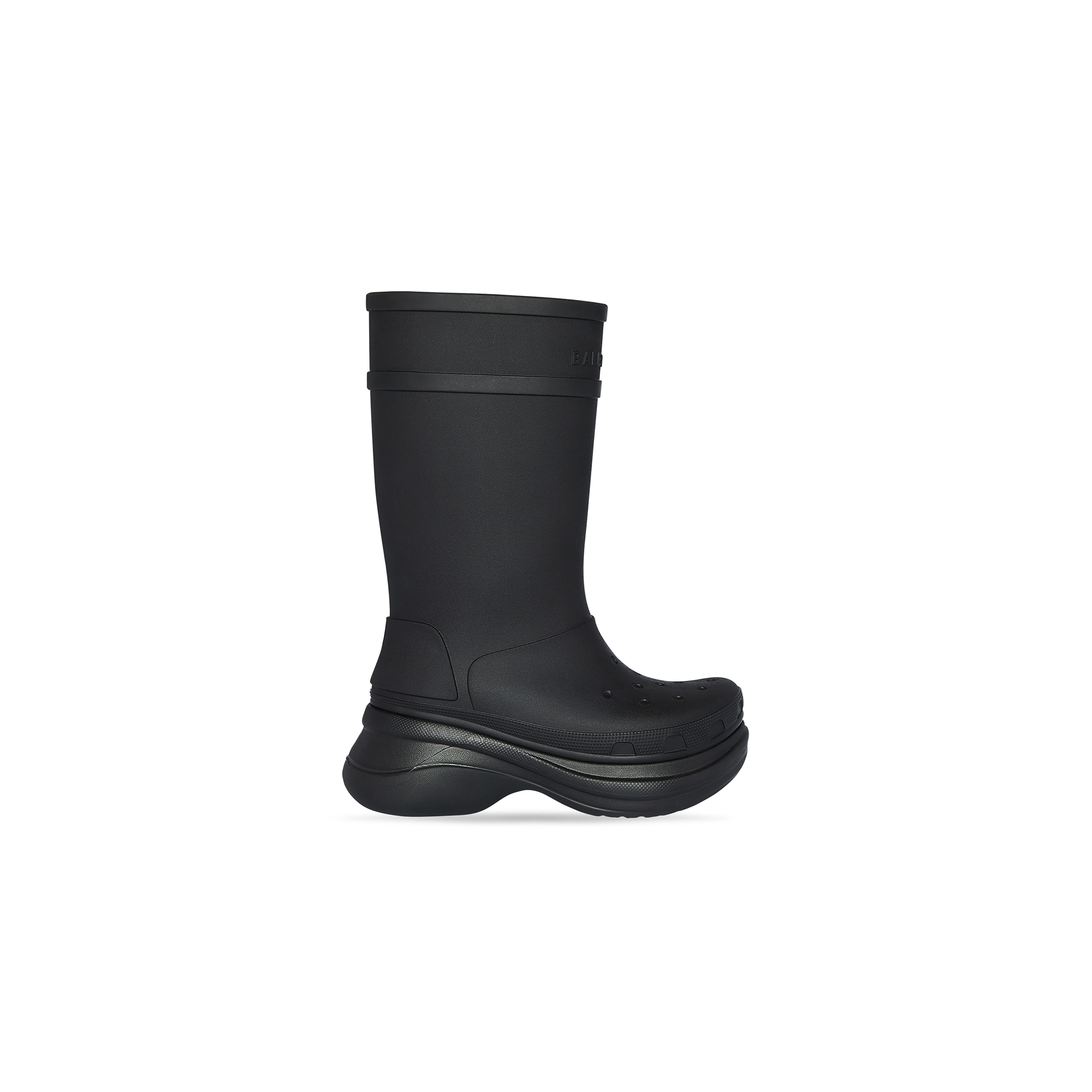 Ba*len*cia*ga women''s crocs™ boot in black 677388w1s8e1000